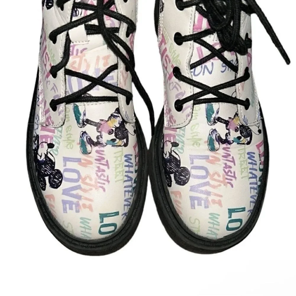 Zara Disney Mickey Mouse Girls Kids Boots(Size 3)